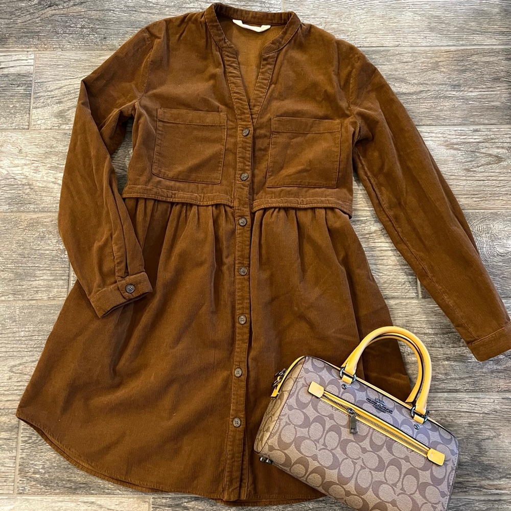 Zara corduroy dress